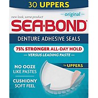 SeaBond Denture Adhesive Wafers Uppers Original - 30 Count - Image 2