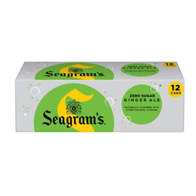 Seagrams Soda Ginger Ale Diet - 12-12 FL. Oz. - Image 3