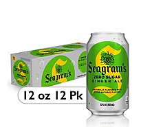 Seagrams Soda Ginger Ale Diet - 12-12 FL. Oz.