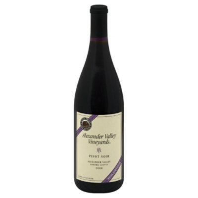 Alexander Valley Vineyards Pinot Noir Wine - 750 Ml - 750 Ml - 750 ML - Image 1