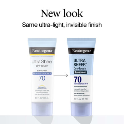 Neutrogena Ultra Sheer Dry Touch SPF 70 Sunblock - 3 Fl. Oz. - Image 2