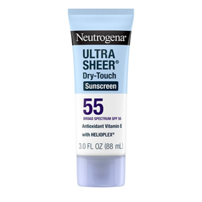 Neutrogena Ultra Sheer Dry Touch Sunblock Lotion SPF 55 - 3 Fl. Oz. - Image 1