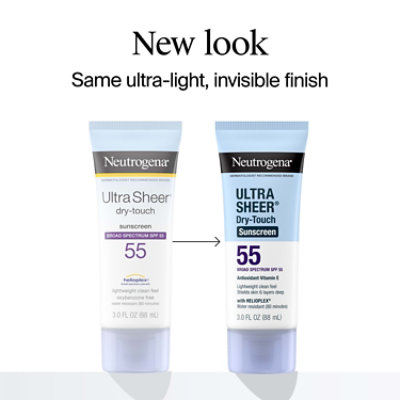 Neutrogena Ultra Sheer Dry Touch Sunblock Lotion SPF 55 - 3 Fl. Oz. - Image 2