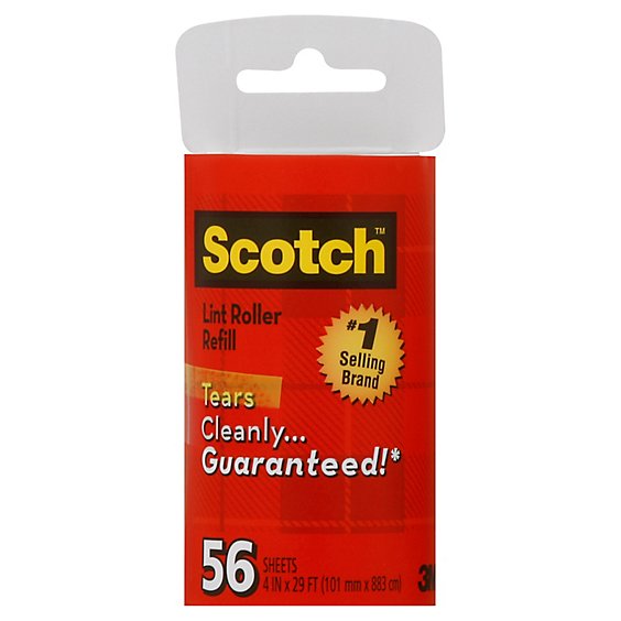 Scotch Lint Roller Refill 56 Sheets - Each