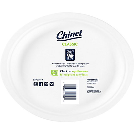 Chinet Platters Classic White - 24 Count - Image 4