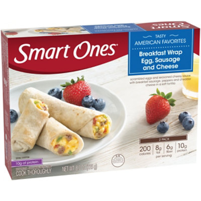 weightwatchers Smart Ones Smart Beginnings Breakfast Wrap Egg Sausage and Cheese - 8 Oz - Image 6