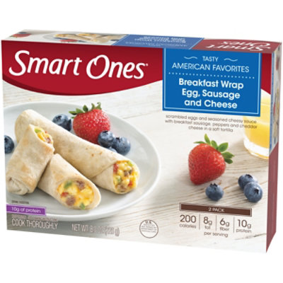 weightwatchers Smart Ones Smart Beginnings Breakfast Wrap Egg Sausage and Cheese - 8 Oz - Image 7