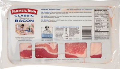 Farmer John Bacon Smoked Sliced - 12 Oz - Image 6