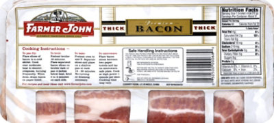 Farmer John Bacon Smoked Thick Sliced - 12 Oz - Image 3