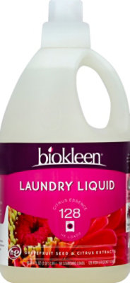 Biokleen Dish Liquid Citrus Bottle - 64 Fl. Oz. - Image 2