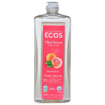 ECOS Dishmate Dish Liquid Grapefruit Bottle - 25 Fl. Oz. - Image 3