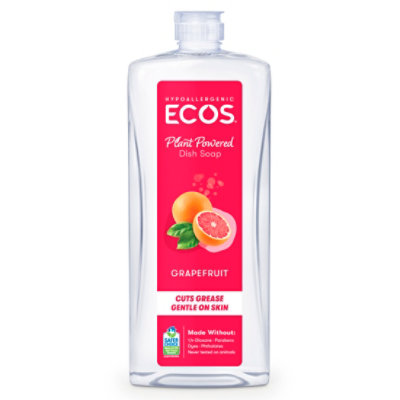 ECOS Dishmate Dish Liquid Grapefruit Bottle - 25 Fl. Oz. - Image 3