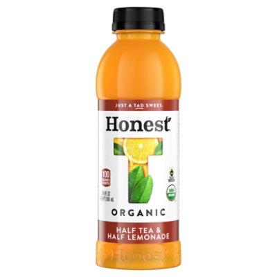Honest Organic Tea Iced Half Tea & Half Lemonade Gluten Free 16.9 Fl