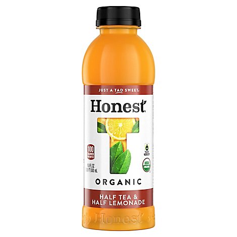 Honest Organic Tea Iced Half Tea & Half Lemonade Gluten Free - 16.9 Fl. Oz.