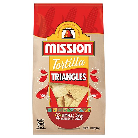 Mission Tortilla Triangles Restaurant Style - 13 Oz
