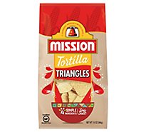 Mission Tortilla Triangles Restaurant Style - 13 Oz
