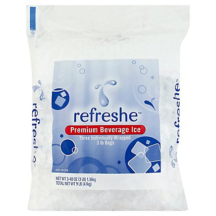 Refreshe Ice Cubed Premium Party Ice - 9 Lb - Image 1