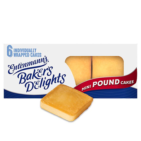 Entenmann's Minis Pound Cakes Snack - 9.25 Oz