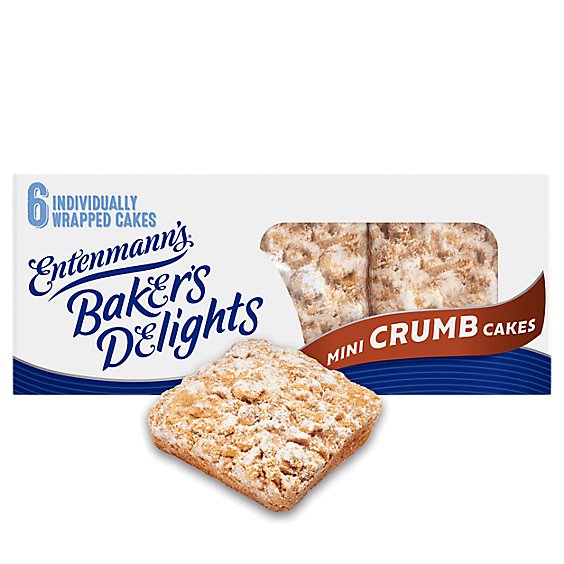 Entenmann's Minis Crumb Snack Cakes - 12.25 Oz
