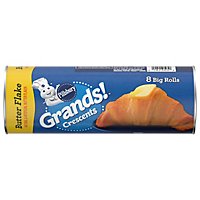 Pillsbury Grands! Crescent Dinner Rolls Big & Buttery 8 Count - 12 Oz - Image 1