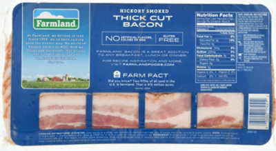 Farmland Naturally Hickory Smoked Thick Cut Bacon - 12 Oz - Image 6