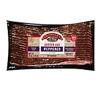 Hemplers Bacon Smoked Pepper Thick Sliced - 20 Oz