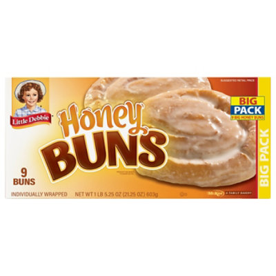 Little Debbie Buns Honey Big Pack - 9 Count - Image 3