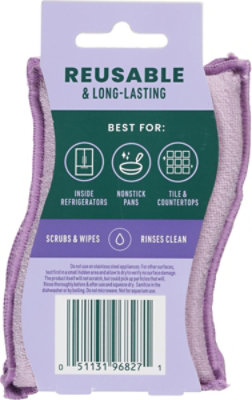 Scotch-Brite Dobie Scrubbers Stay Clean 4.5 x 2.9 Inch - 2 Count - Image 3