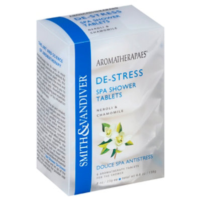 Aromatherapaes Spa Shower Tablets De-Stress Neroli & Chamomile - 6-0.8 Oz