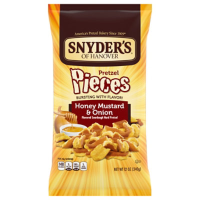 Snyders of Hanover Pretzel Pieces Honey Mustard & Onion - 12 Oz - Image 1