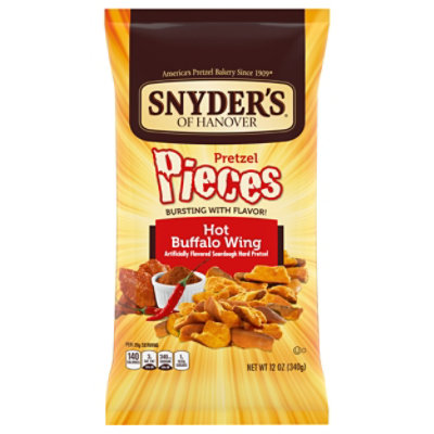 Snyders of Hanover Hot Buffalo Wing Pretzel Pieces - 12 Oz - Image 1