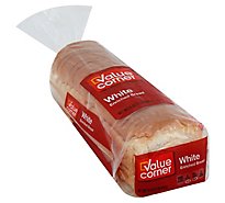 Value Corner Bread White - 16 Oz