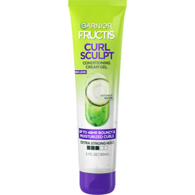 Garnier Fructis Style Curl Sculpt Conditioning Cream Gel Coconut Water For Curly Hair - 5.1 Fl. Oz. - Image 1