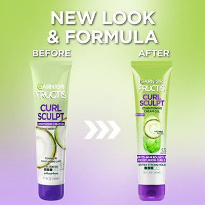 Garnier Fructis Style Curl Sculpt Conditioning Cream Gel Coconut Water For Curly Hair - 5.1 Fl. Oz. - Image 4