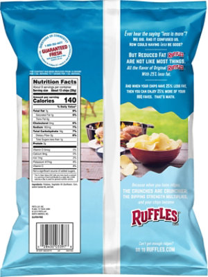 Ruffles Potato Chips Reduced fat - 8.5 Oz - Image 6