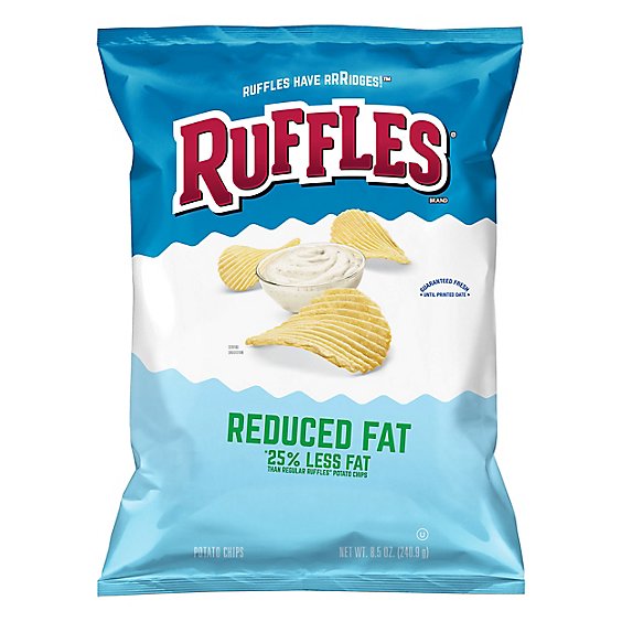 Ruffles Potato Chips Reduced fat - 8.5 Oz