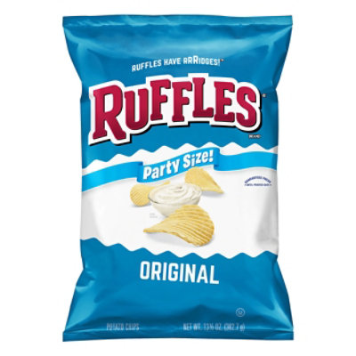Ruffles Potato Chips Original Party Size - 13.5 Oz