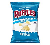 Ruffles Potato Chips Original Party Size - 13.5 Oz