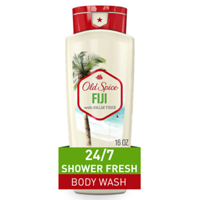 Old Spice Fiji Body Wash with Palm Tree Scent - 16 Fl. Oz.