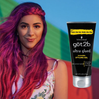Got2b Ultra Glued Invincible Styling Hair Gel - 6 Oz - Image 8