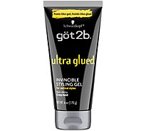 Got2b Ultra Glued Invincible Styling Hair Gel - 6 Oz