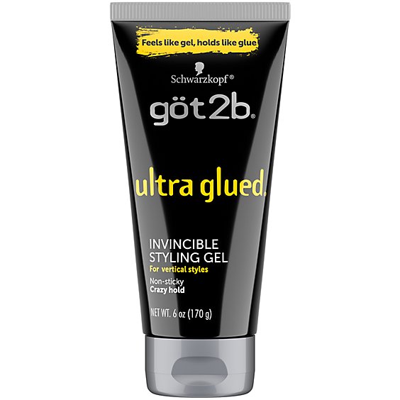 Got2b Ultra Glued Invincible Styling Hair Gel - 6 Oz