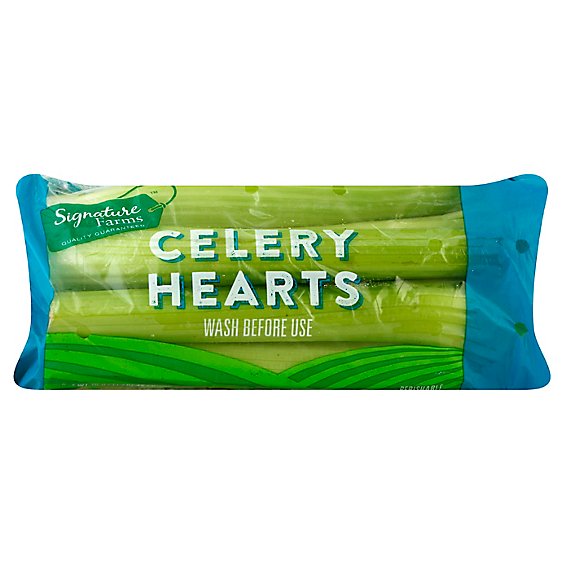 Signature Farms Celery Hearts Prepacked - 16 Oz