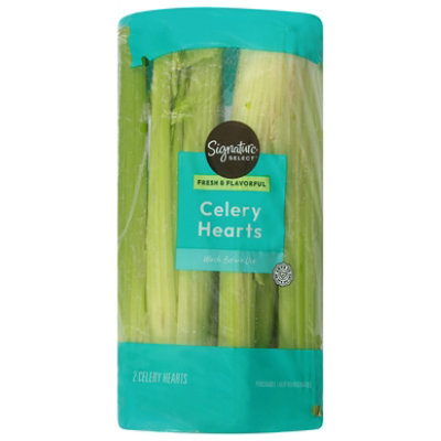 Signature Farms Celery Hearts Prepacked - 16 Oz