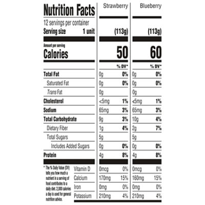 Activia 60 Calories Probiotic Strawberry And Blueberry Variety Pack Nonfat Yogurt  12-4 Oz - Image 3