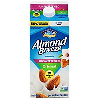 Blue Diamond Almonds Almond Breeze Milk Unsweetened Original - 64 Fl. Oz. - Image 3