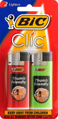 Bic Lighter Clic - 2 Count - Image 2