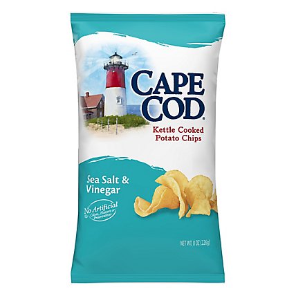 Cape Cod Potato Chips Kettle Cooked Sea Salt & Vinegar - 8 Oz - Image 3