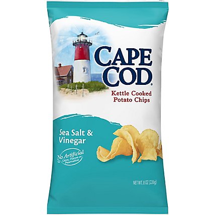 Cape Cod Potato Chips Kettle Cooked Sea Salt & Vinegar - 8 Oz - Image 2