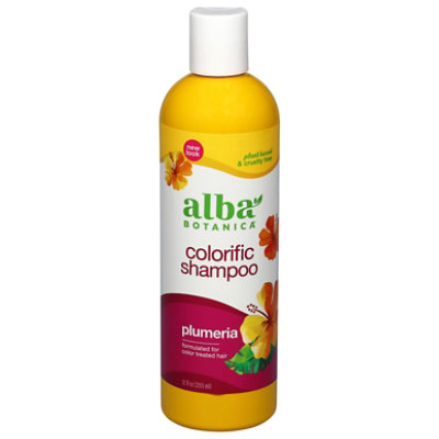Alba Botanica Plumeria Colorific Shampoo - 12 Fl. Oz. - Image 2